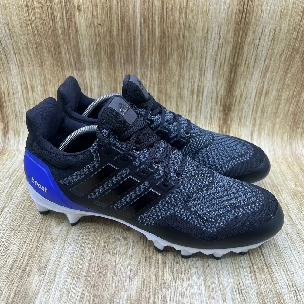 Adidas Ultraboost Football Cleats Men's Size 11.5 Black Blue Primeknit JP7410
